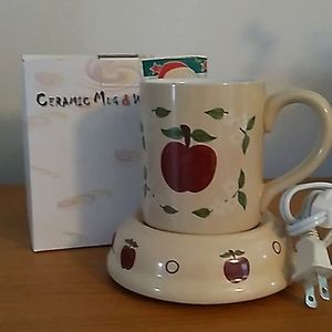 Ceramic Mug and Warmer Set